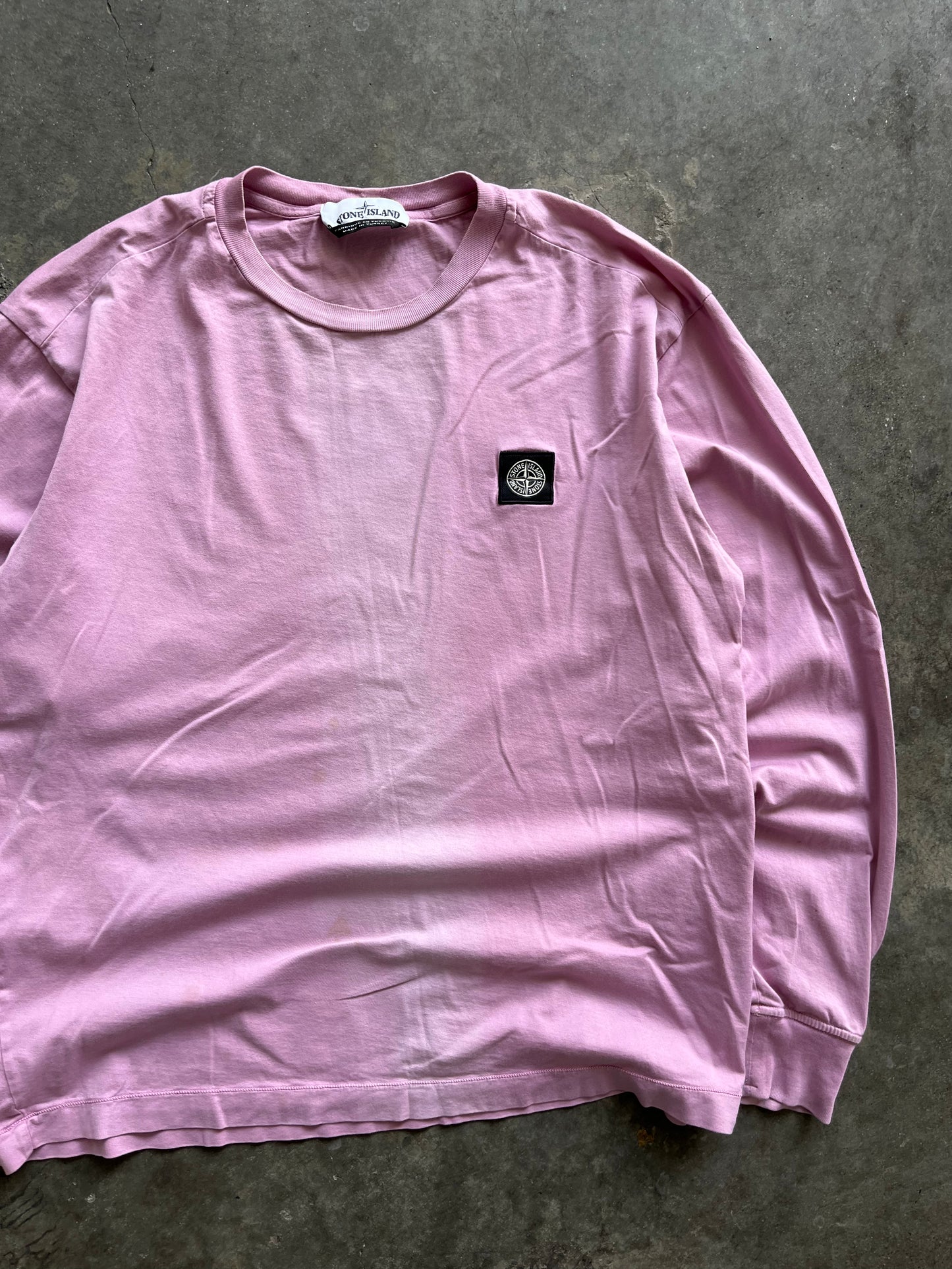 (M) Stone Island Pink LS