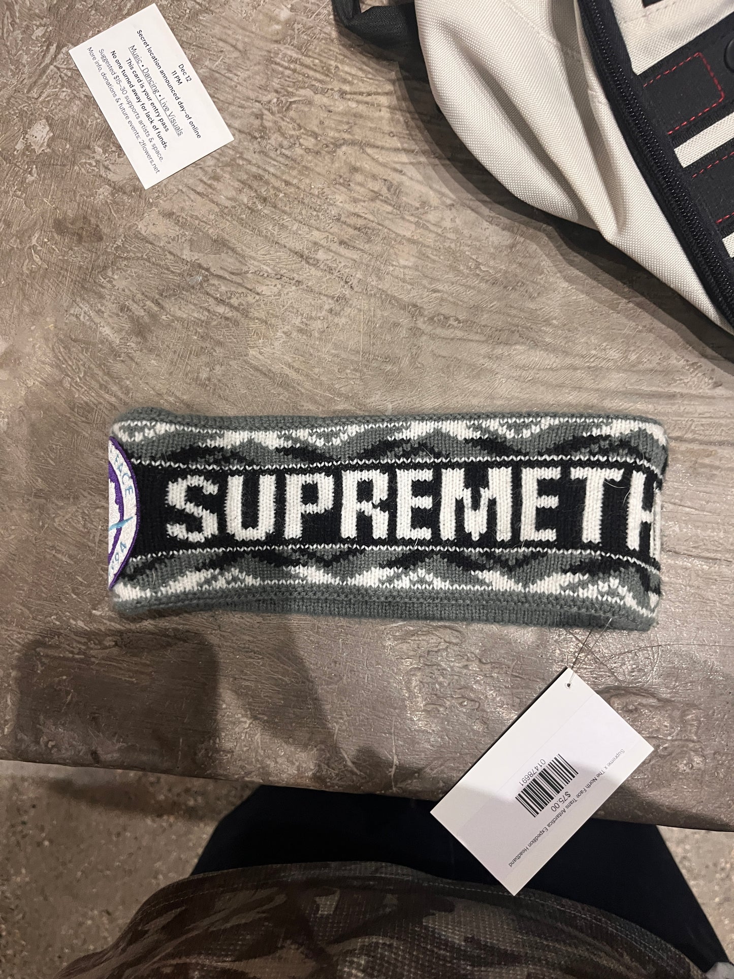 Supreme x The North Face Trans Antarctica Expedition Headband