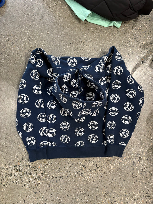 (M) FW14 f*ck em supreme hoodie