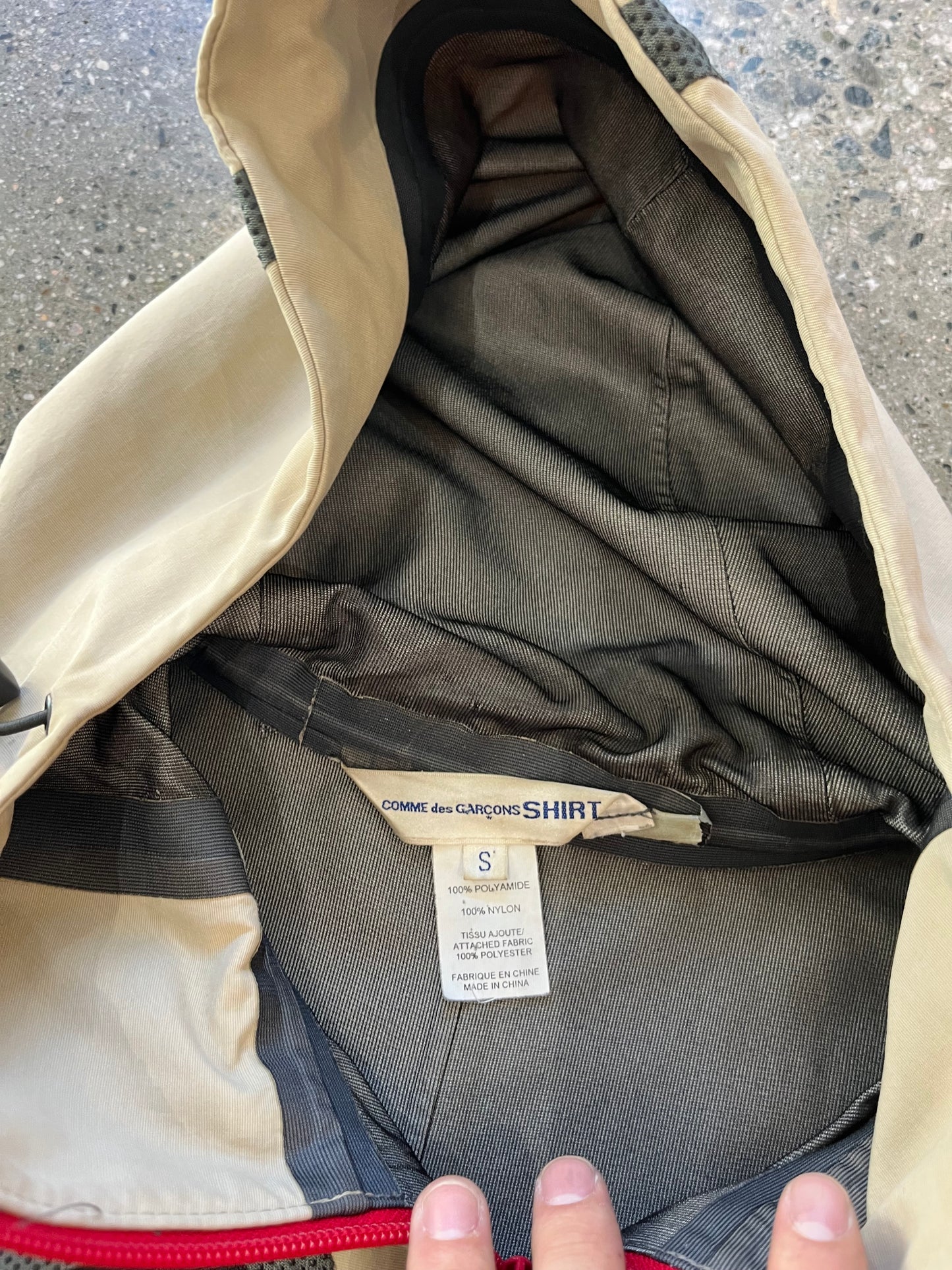 (M) 2008 CDG Shirt Taped Japan Jacket