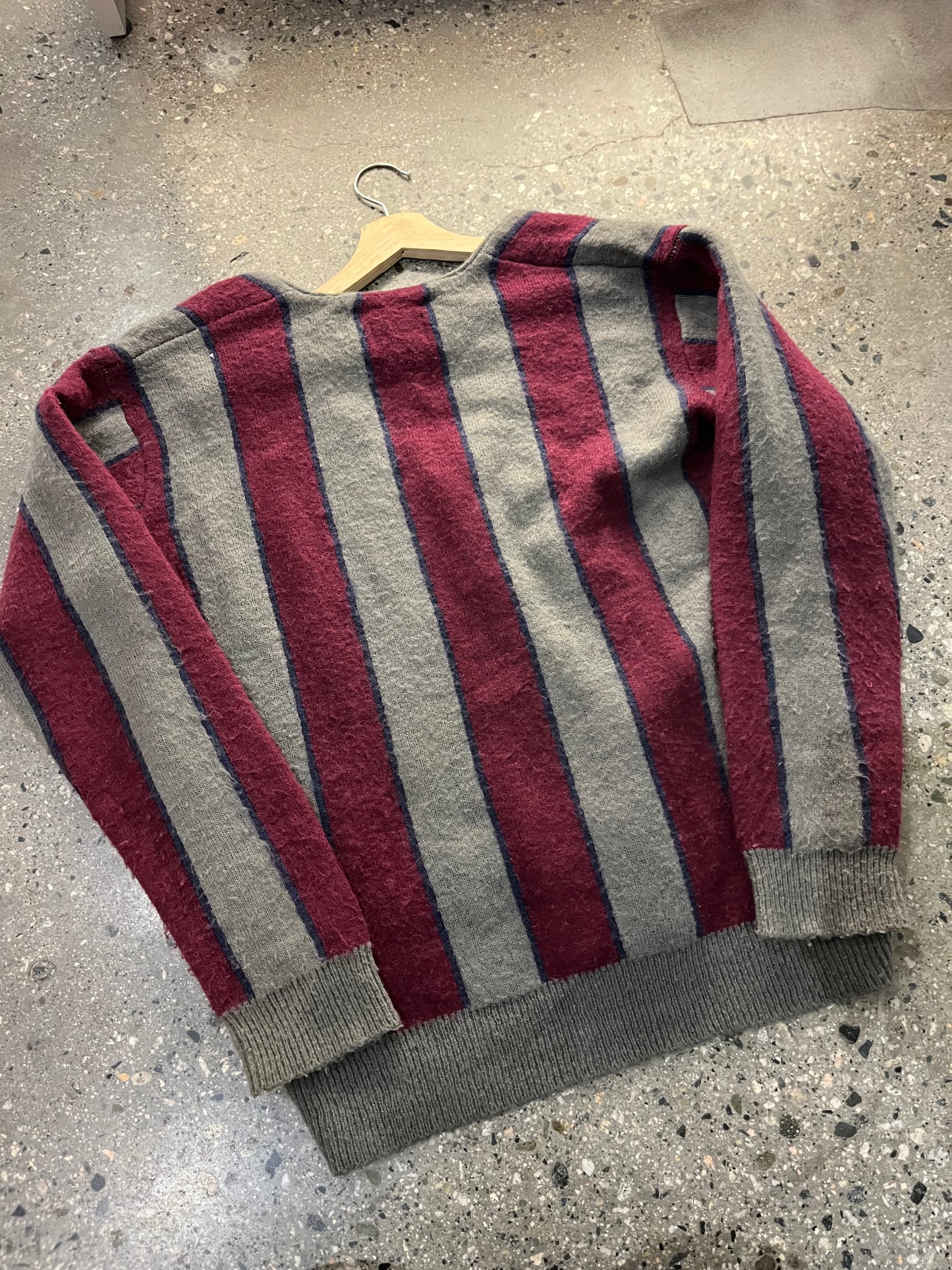 (M) Stussy Striped Cardigan