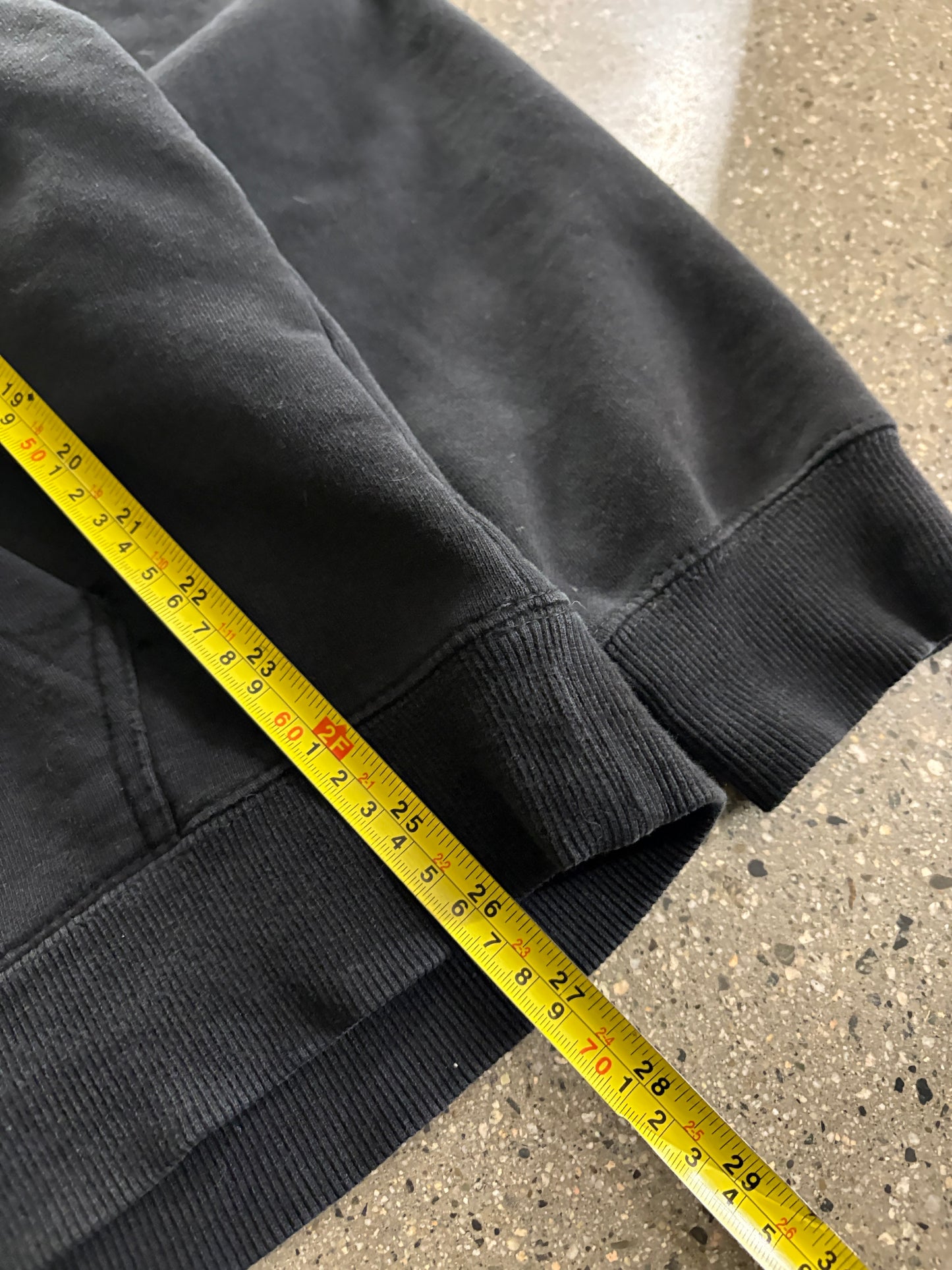 (M) Stussy Patch Hoodie Black
