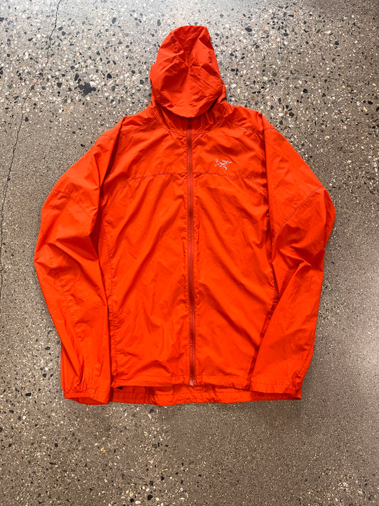 (L) Arcteryx Mens Lightweight Orange Jacket