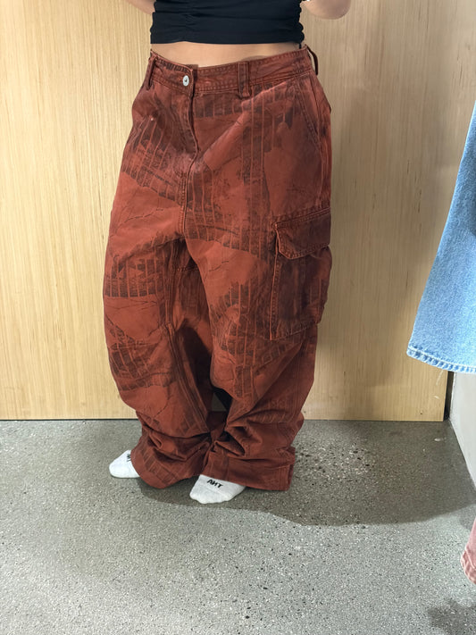 (32” x 35) Lame Moolah Camo Printed Cargo