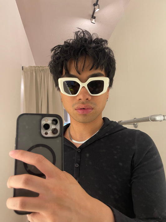 White Prada Sunglasses
