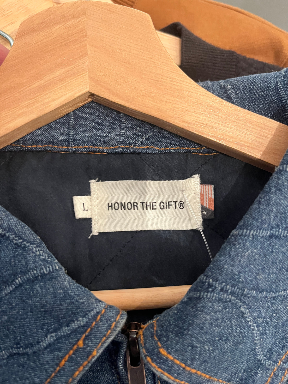(L) Honor The Gift Denim Jacket