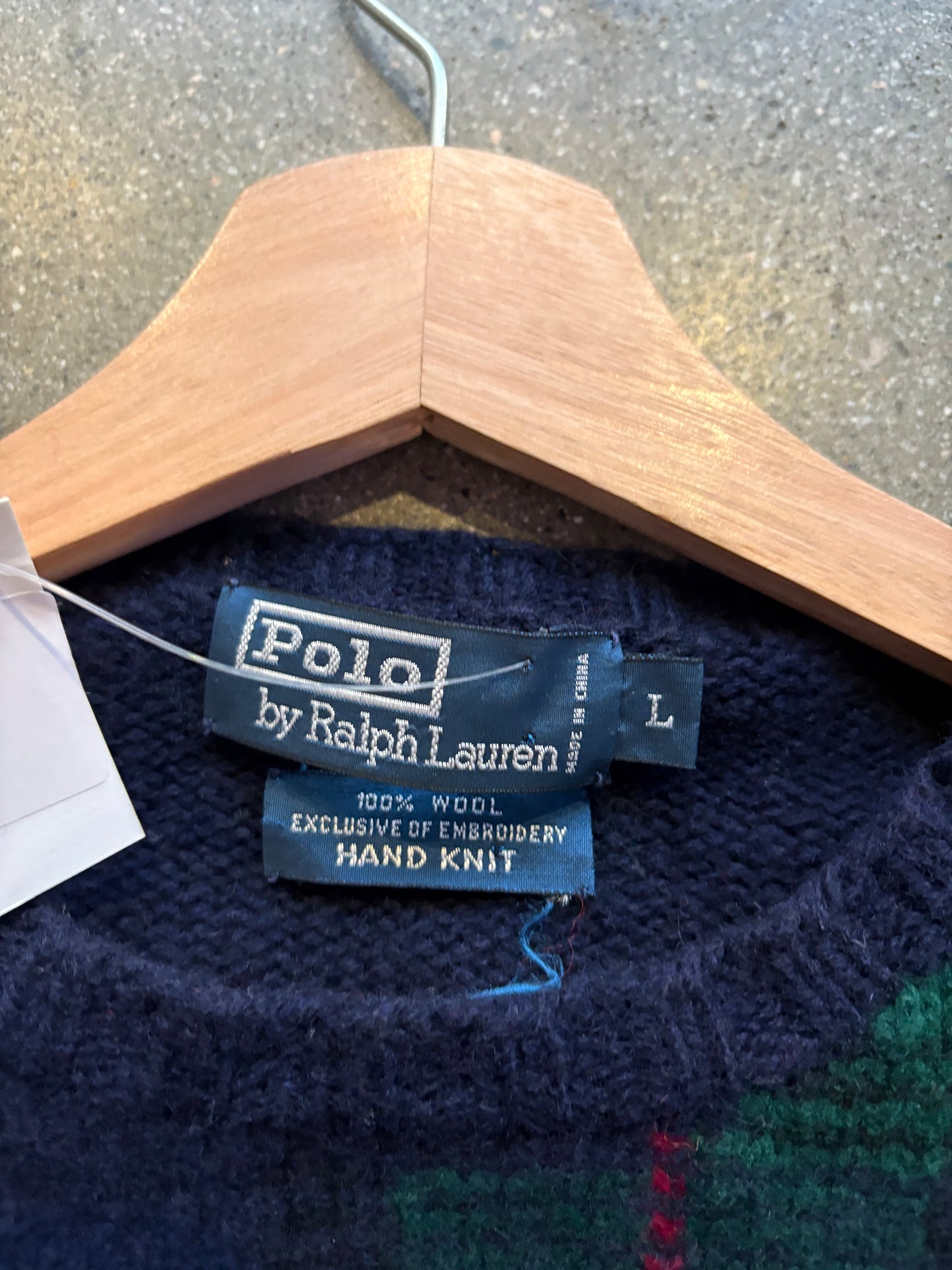 (Extremely Rare) Vintage Polo 9/11 Tribute Handknit