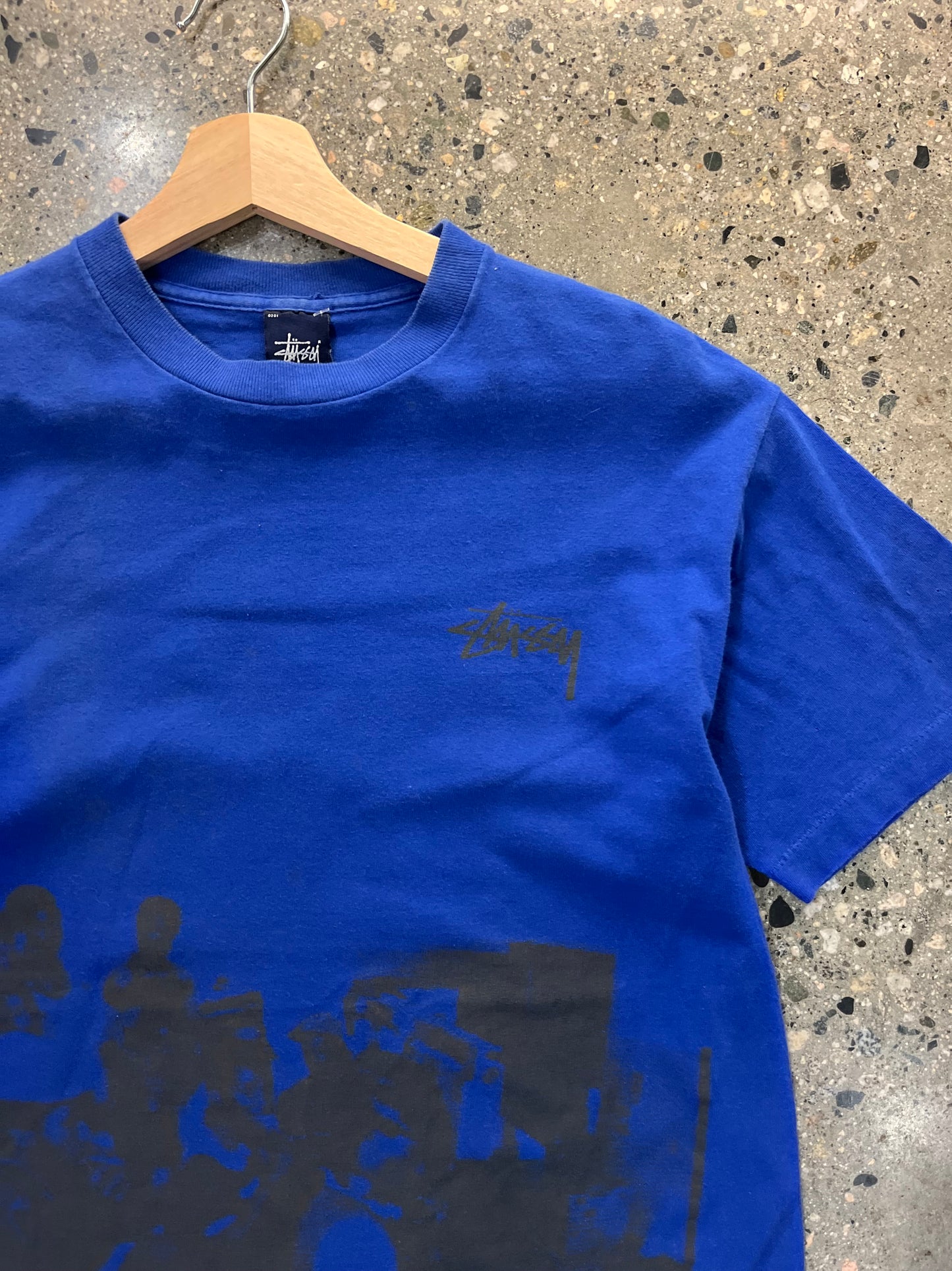 (M) 1990s Stussy Blue Tee