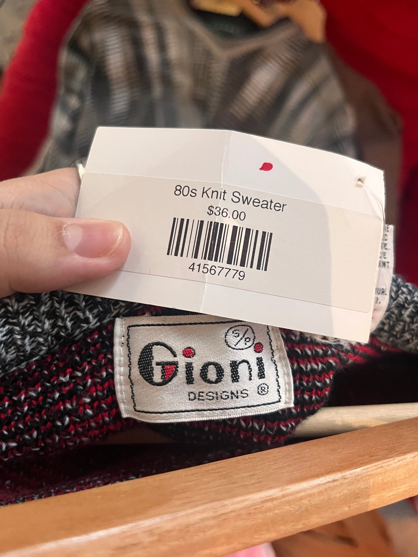 (XS/S) 80s Knit Sweater