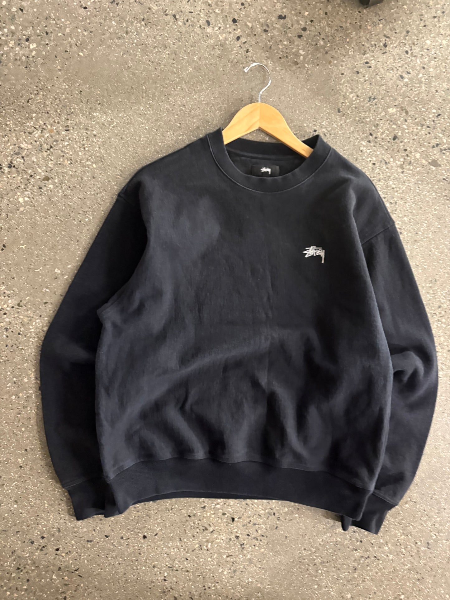 Heavyweight Stussy Script Crewneck