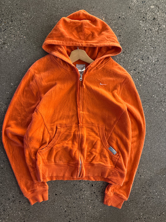(Womens L) Nike Orange Zip