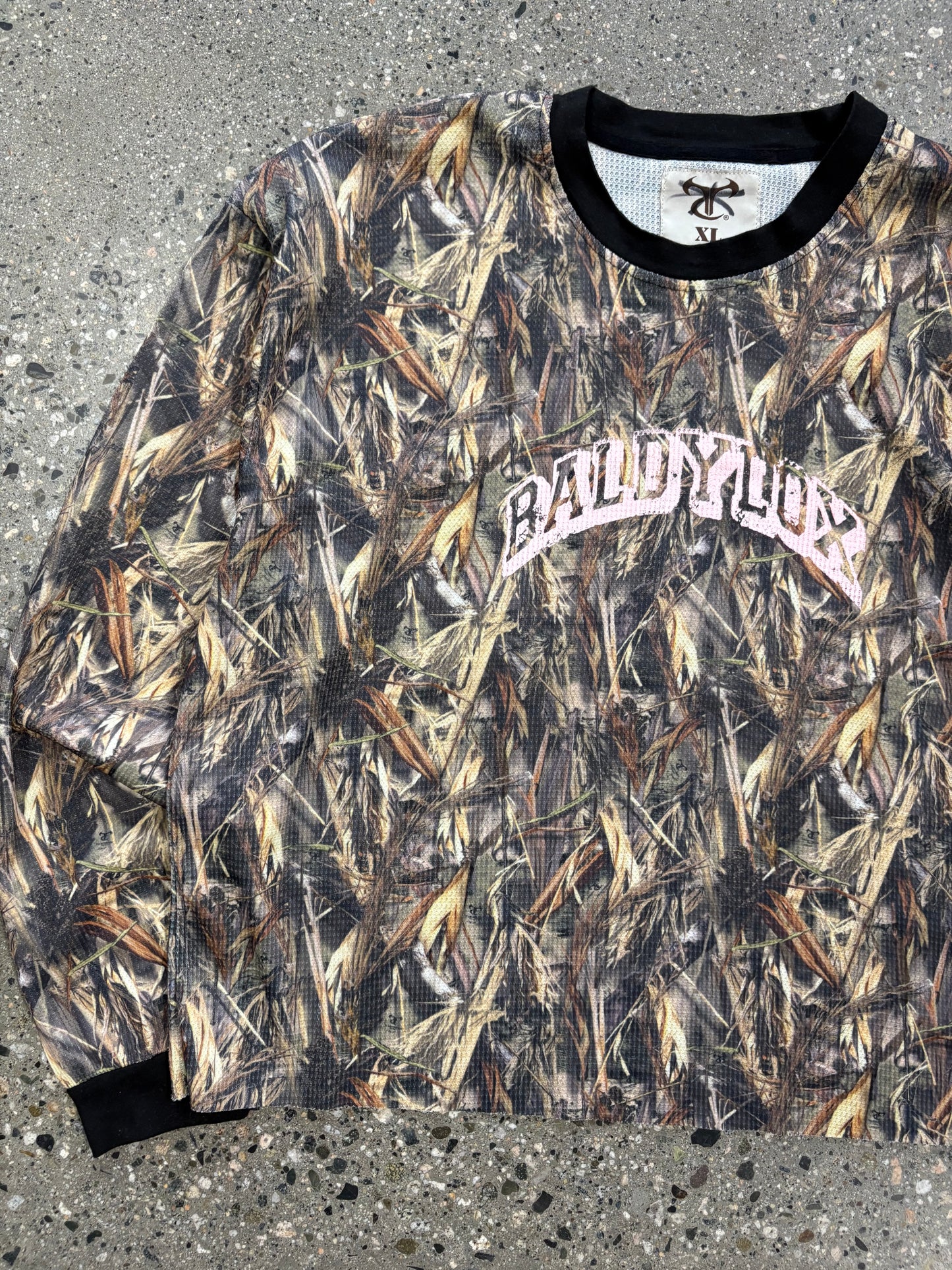 (XL) Baldy 1/1 Spell out Cropped Real Tree