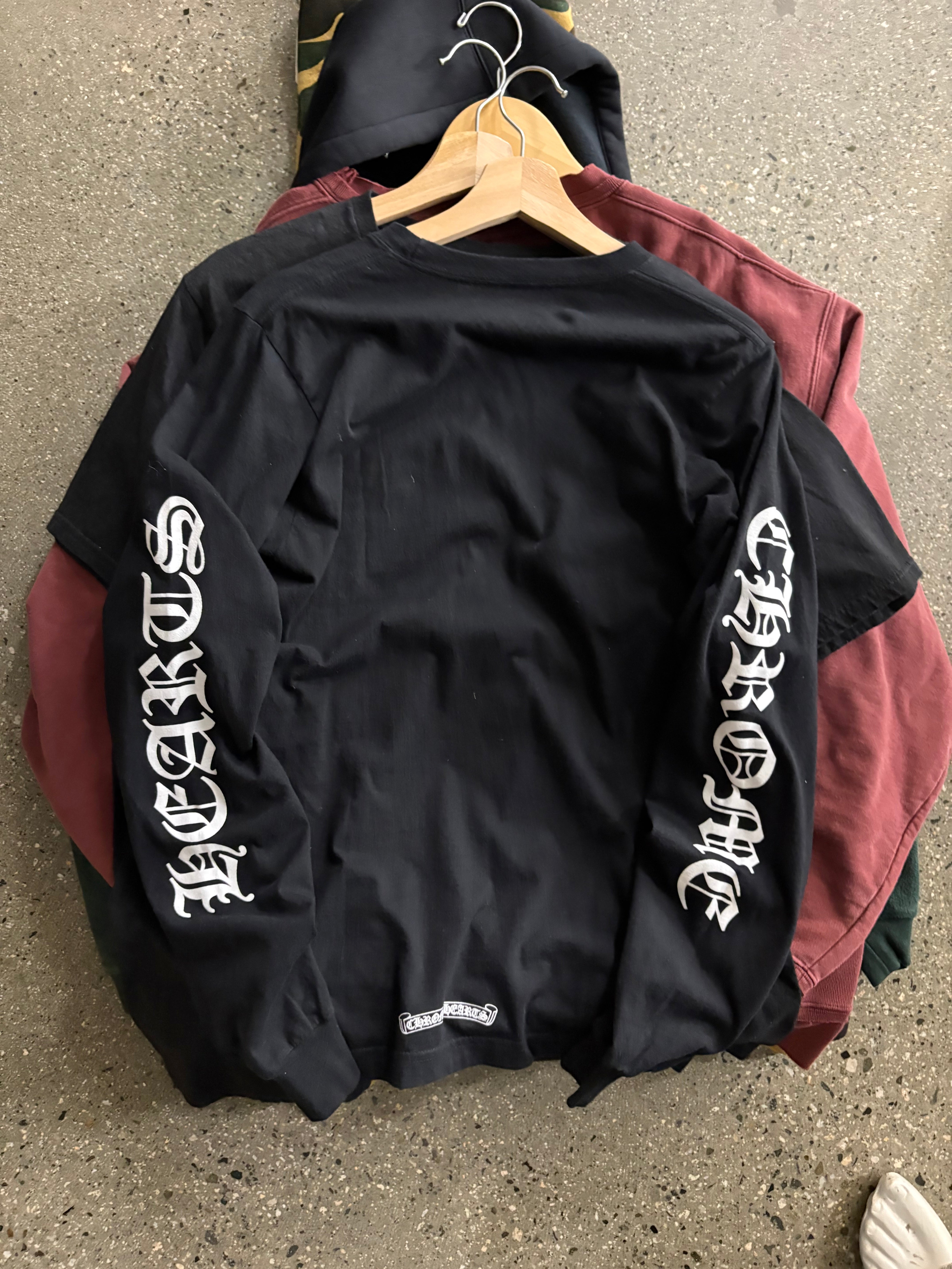 (S) Chrome Hearts Script Longsleeve – BALDYLOX VINTAGE