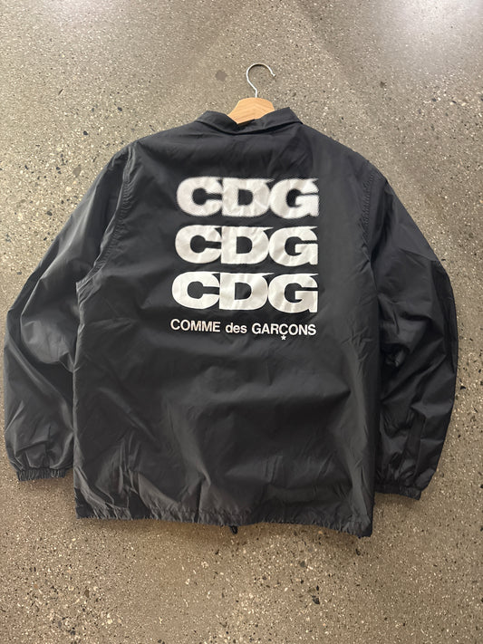 (M/L) Comme Des Garçons Fleece Lined Coach Jacket