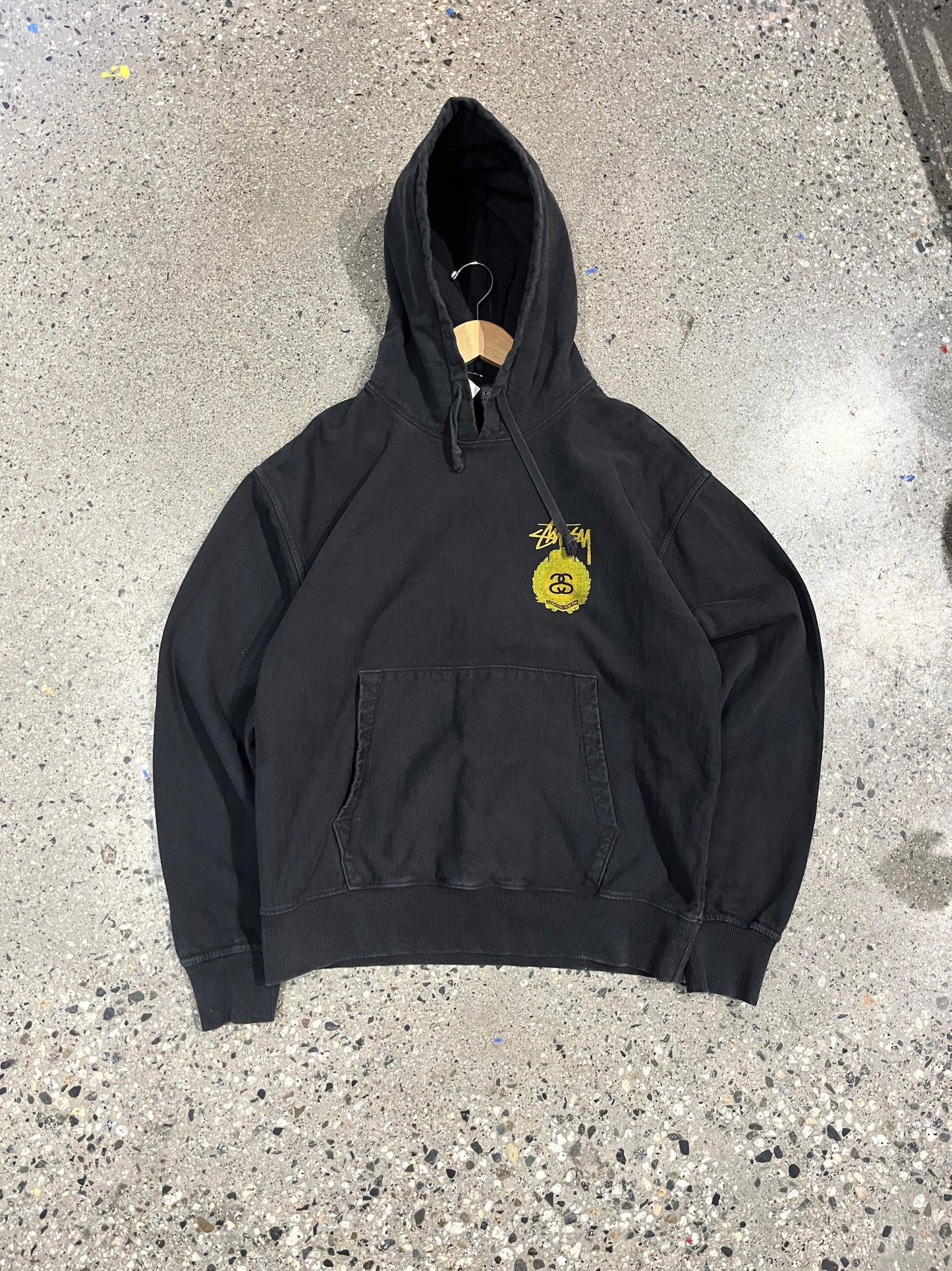 (L) Black Stussy International Posse Hoodie