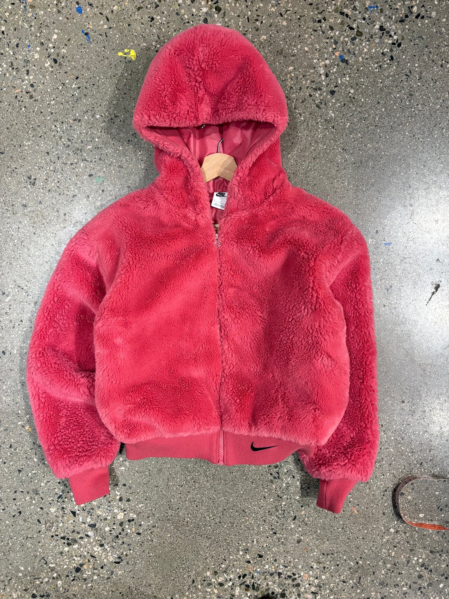 (womens S) Nike Pink Womens Fleece Zip