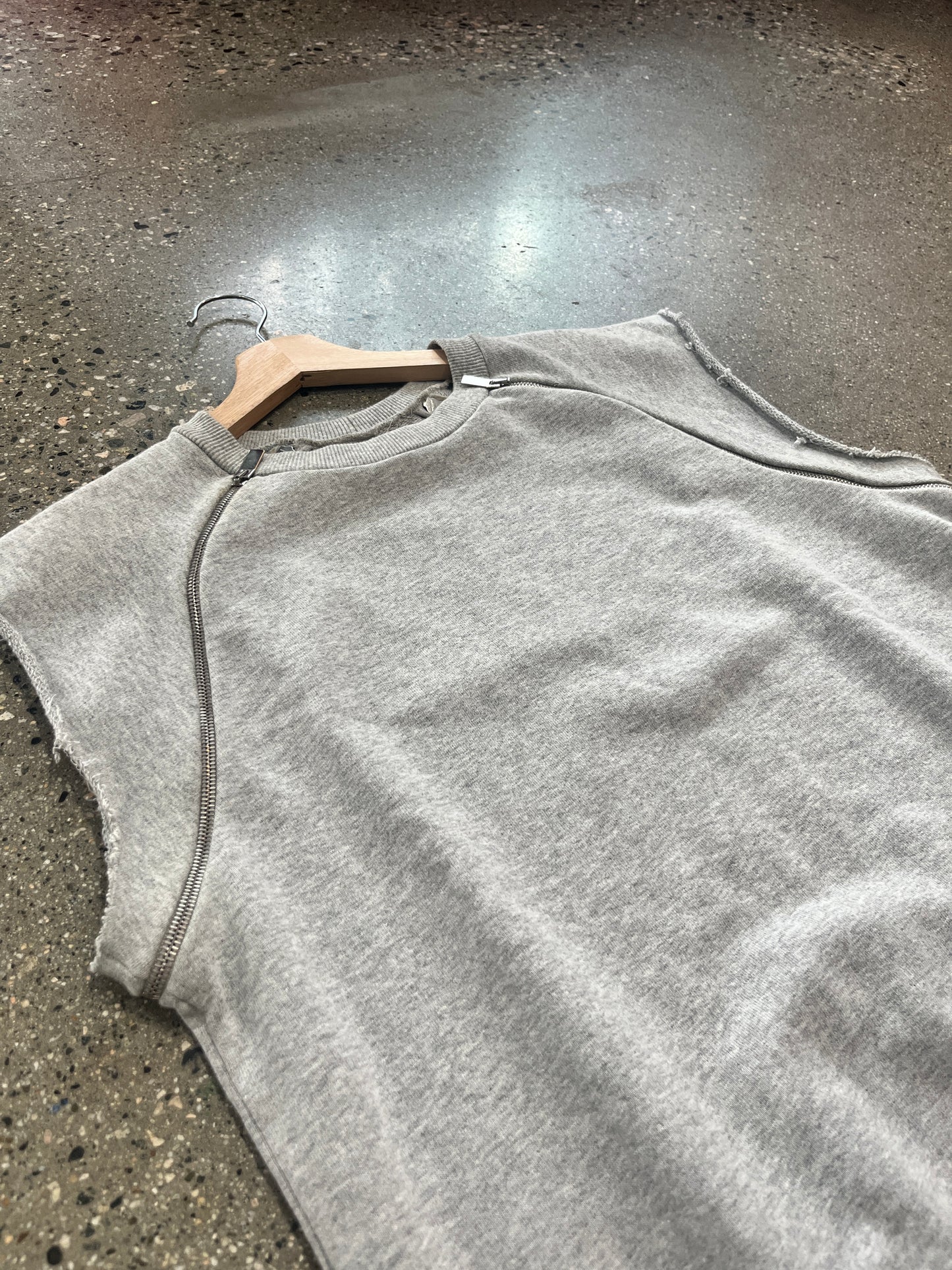 (S) Saint Laurent Sleeveless Sweatshirt