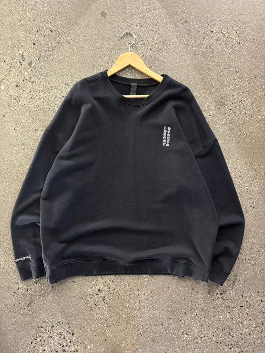 (2XL) Chrome Hearts Scroll  “ f*ck u” Crewneck