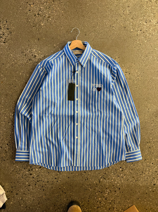 (L/XL) Wind & Sea Plaid Button up