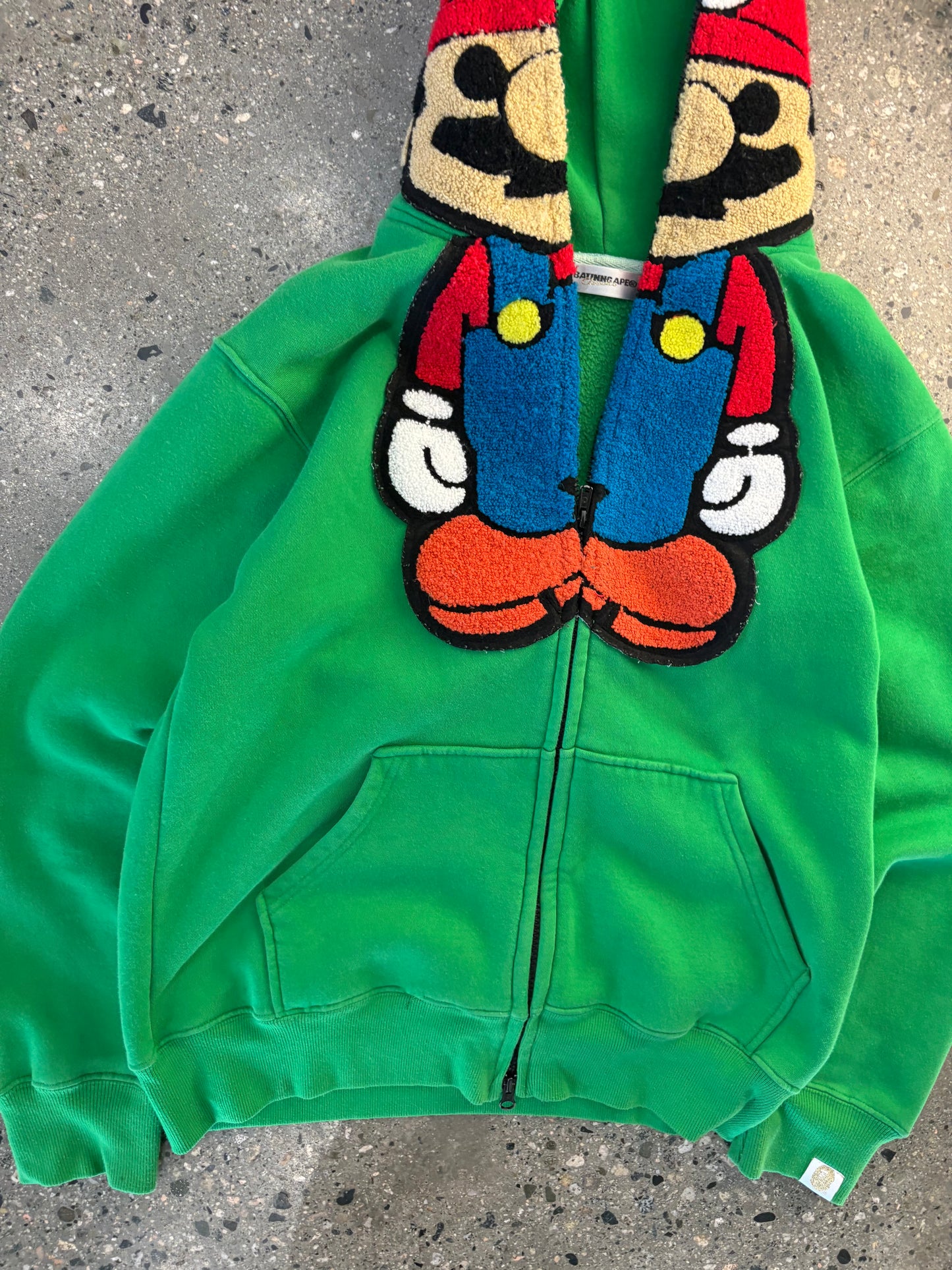 (M) Bape Mario Hoodie Full Zip