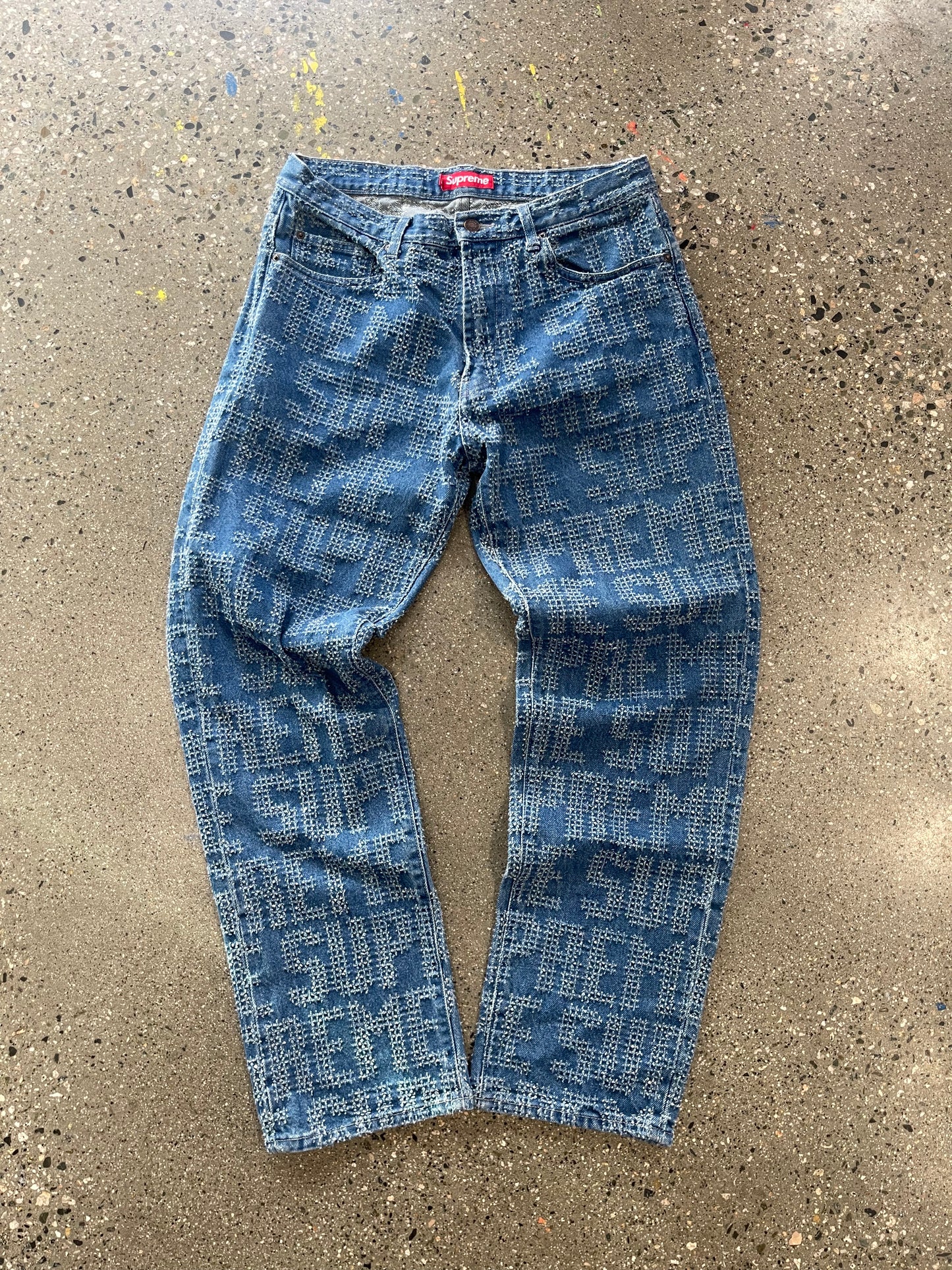 (32”) Supreme Needle Punch Regular Jean