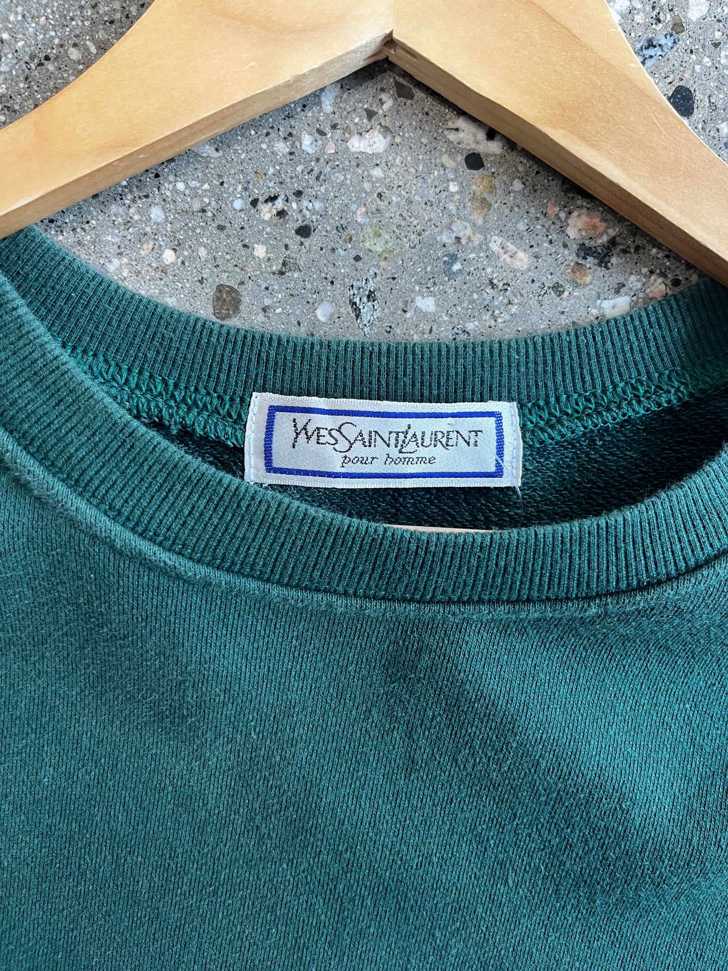 (Medium) 90s YSL 3 Tone Crewneck