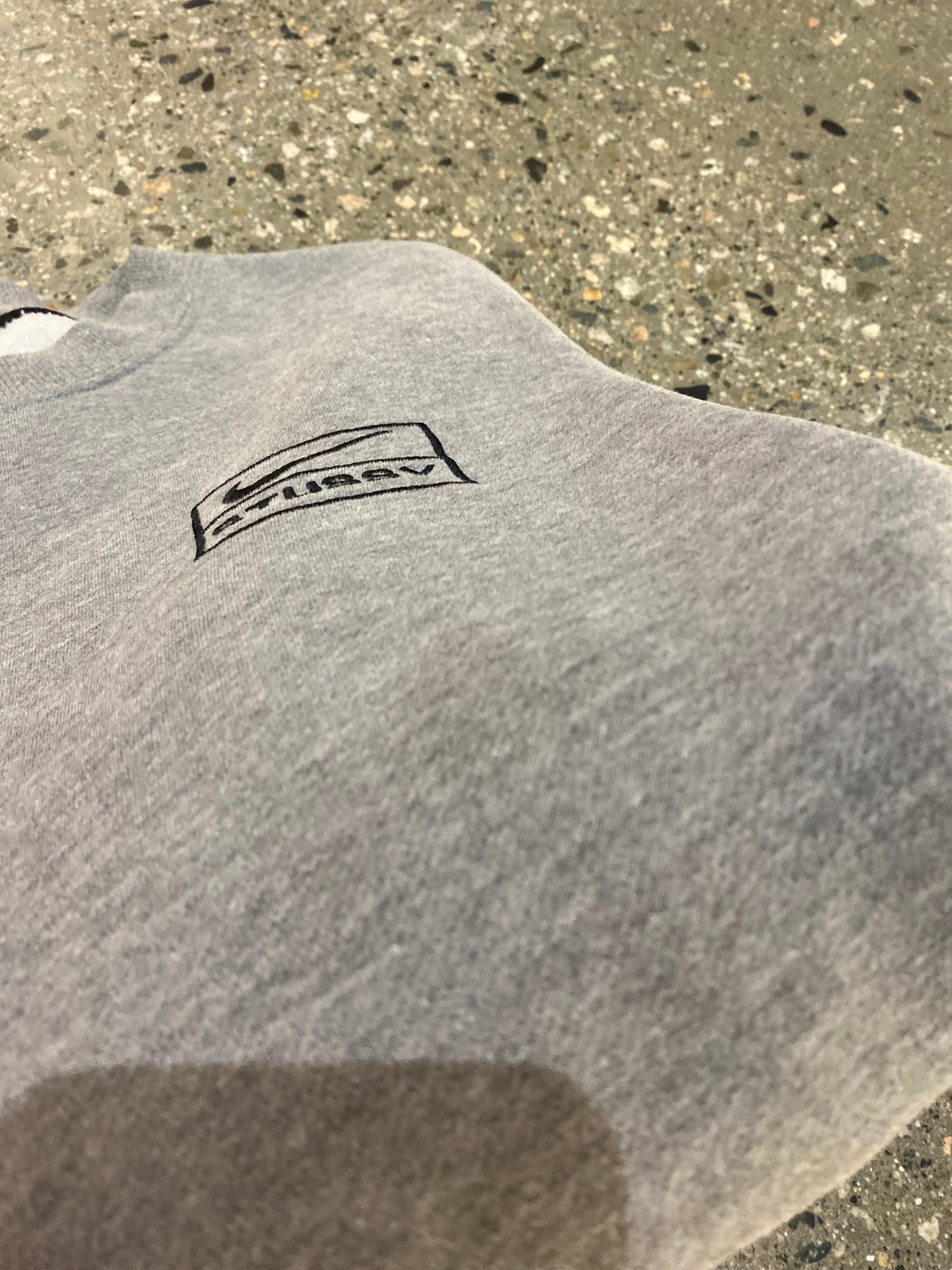 (L/XL) Stussy x Nike Grey Crewneck