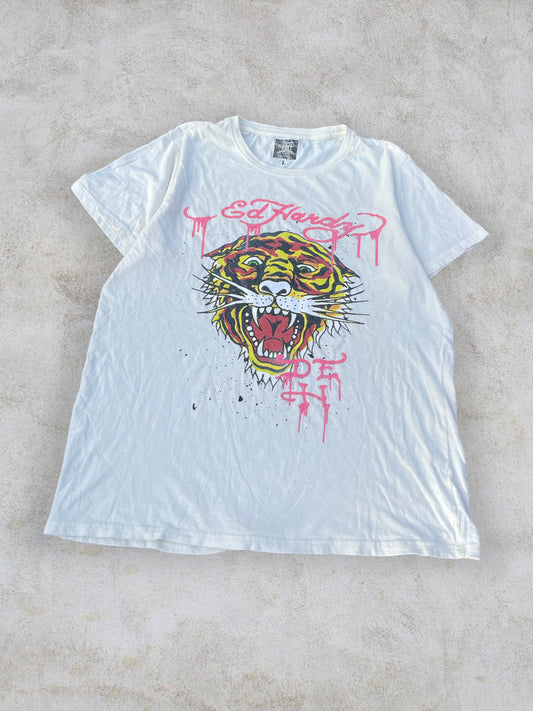 (M) 00s Ed Hardy Tigre Tee