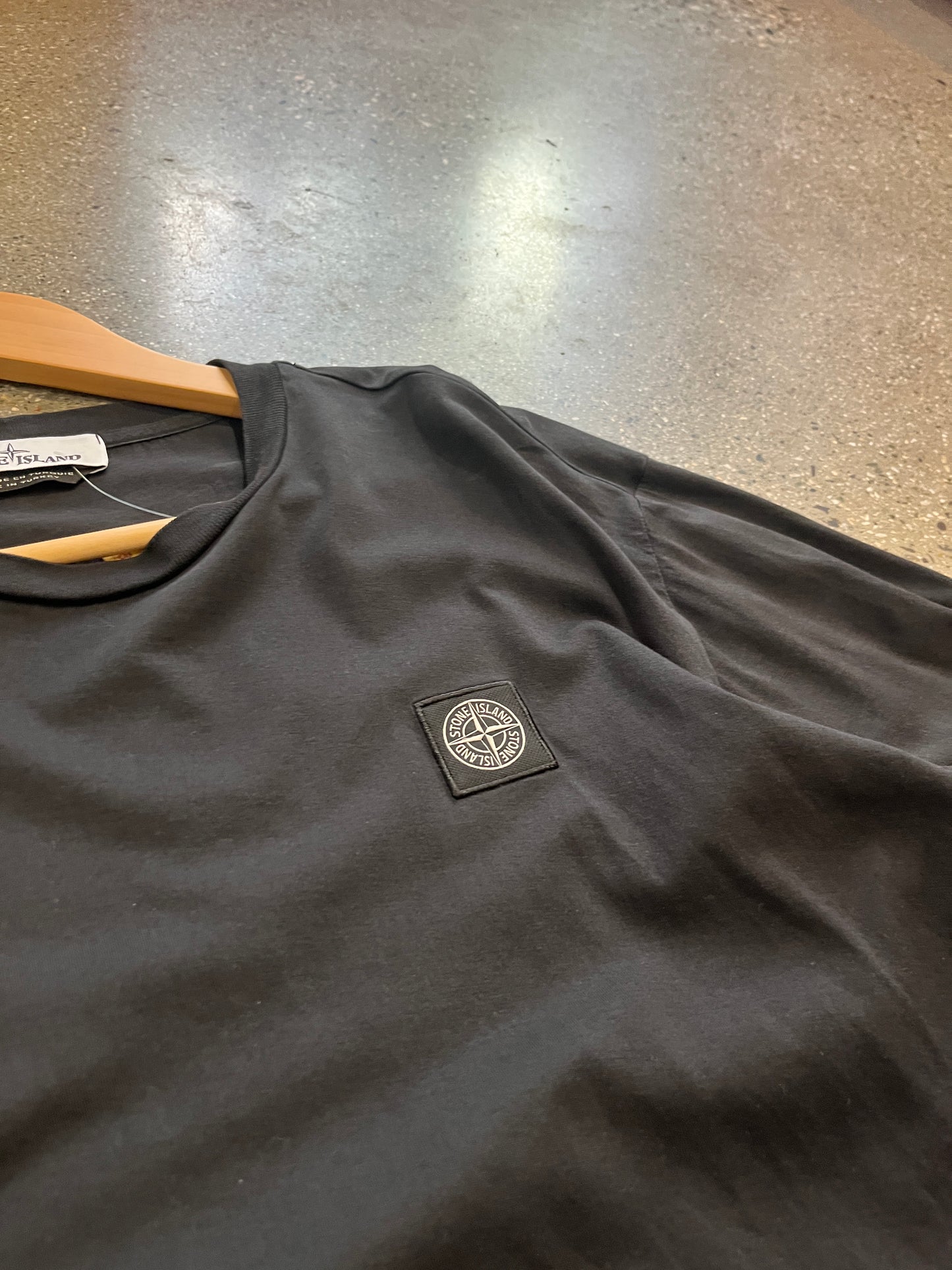 (M) Stone Island Black LS