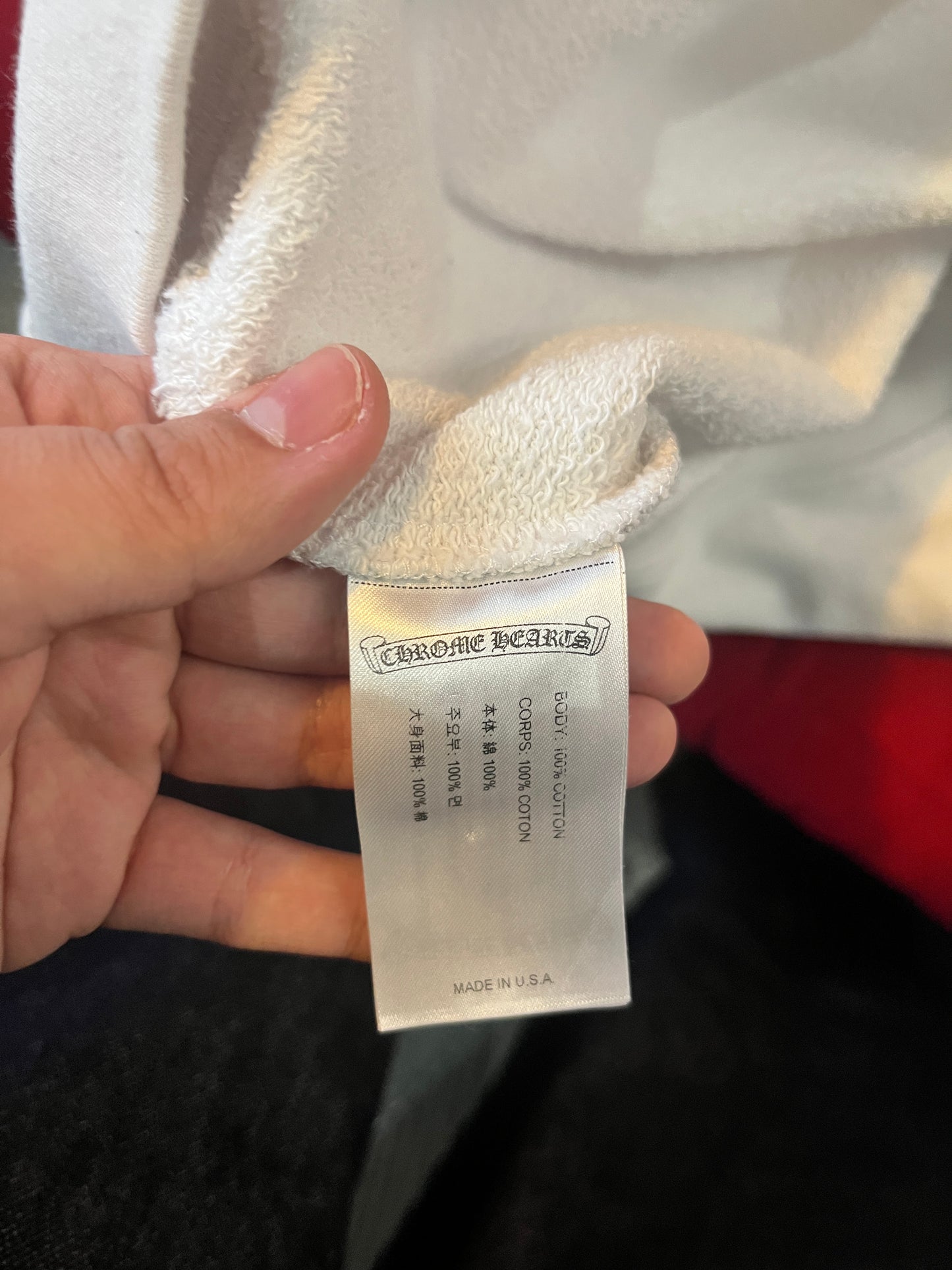 (XS/S) Chrome Hearts Matty Boy America Scroll Script - Made in USA