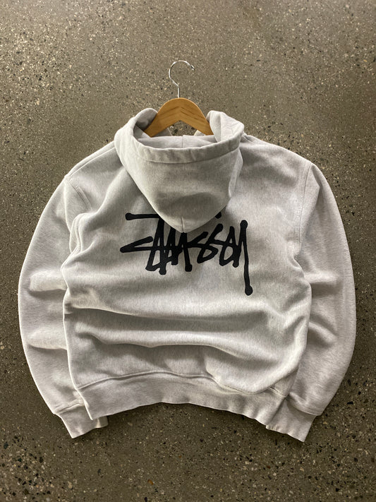 (S) Stussy Thick Zip Up Grey