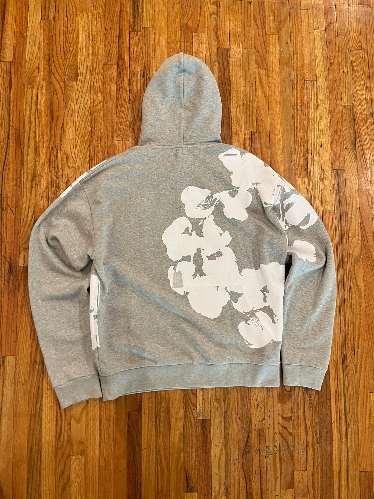 (L) Grey Denim Tears Hoodie