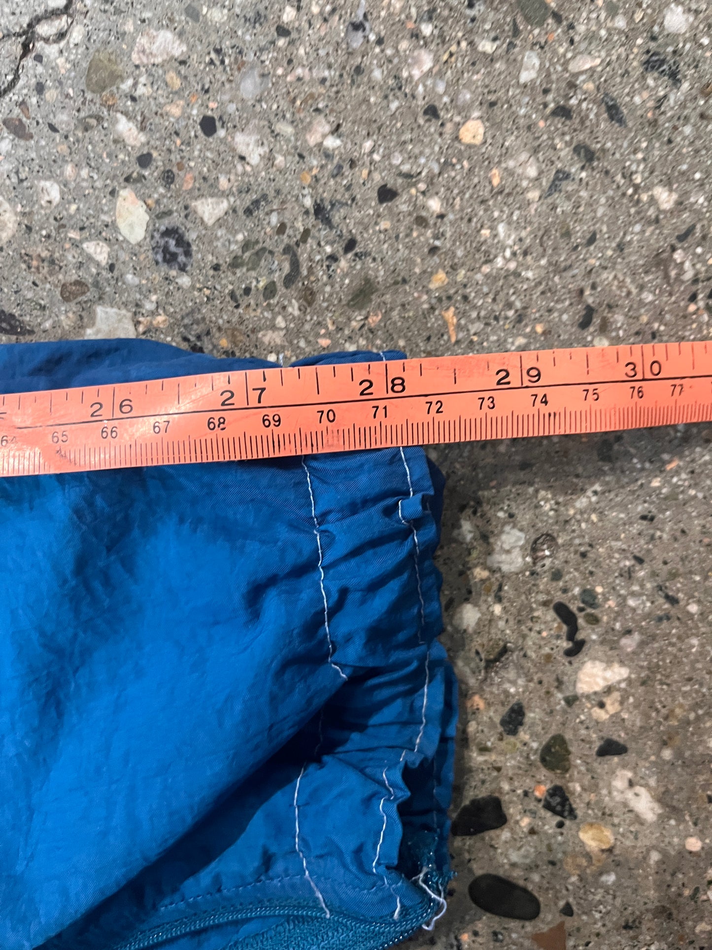 (L) 90s Nike Teal Splash Pants
