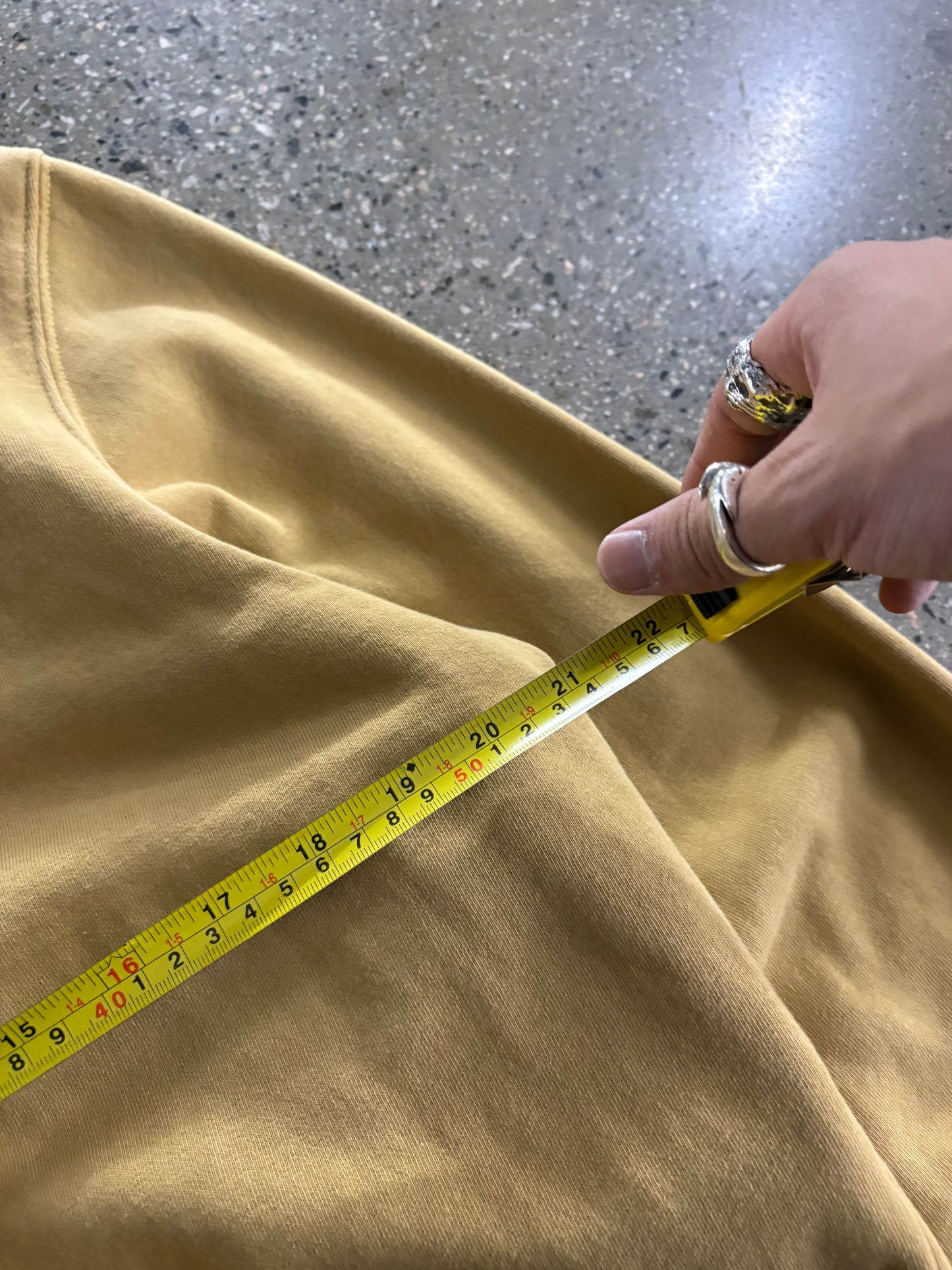 Mustard Stussy Hoodie