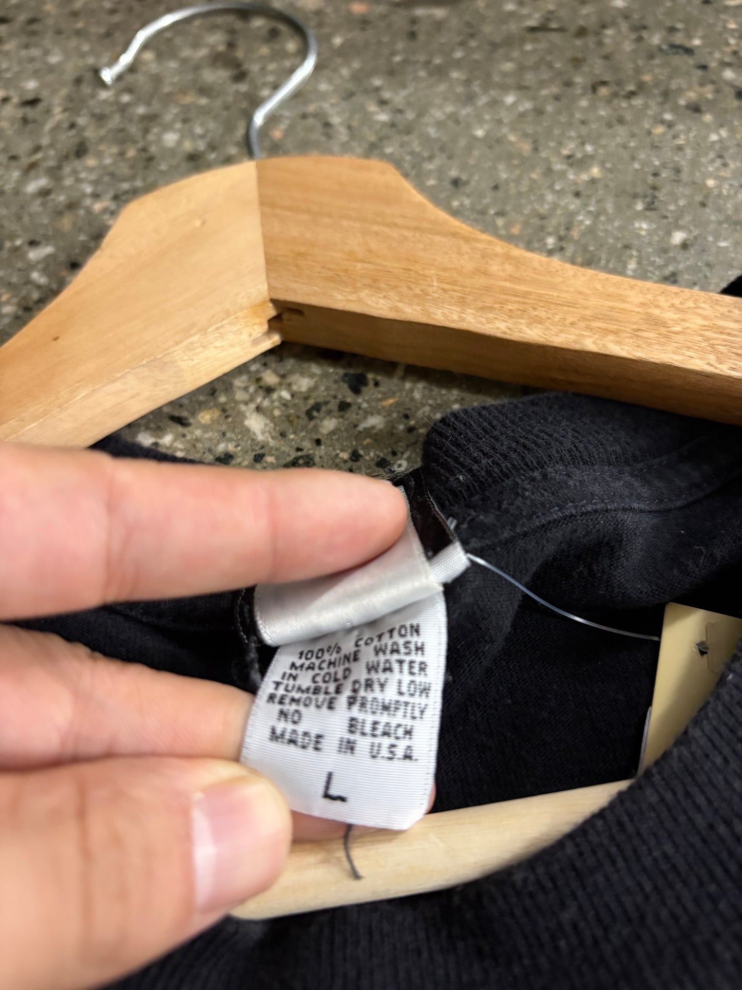 (L) 1990s/Early 00s Rare Foti Chrome Hearts Black Tee