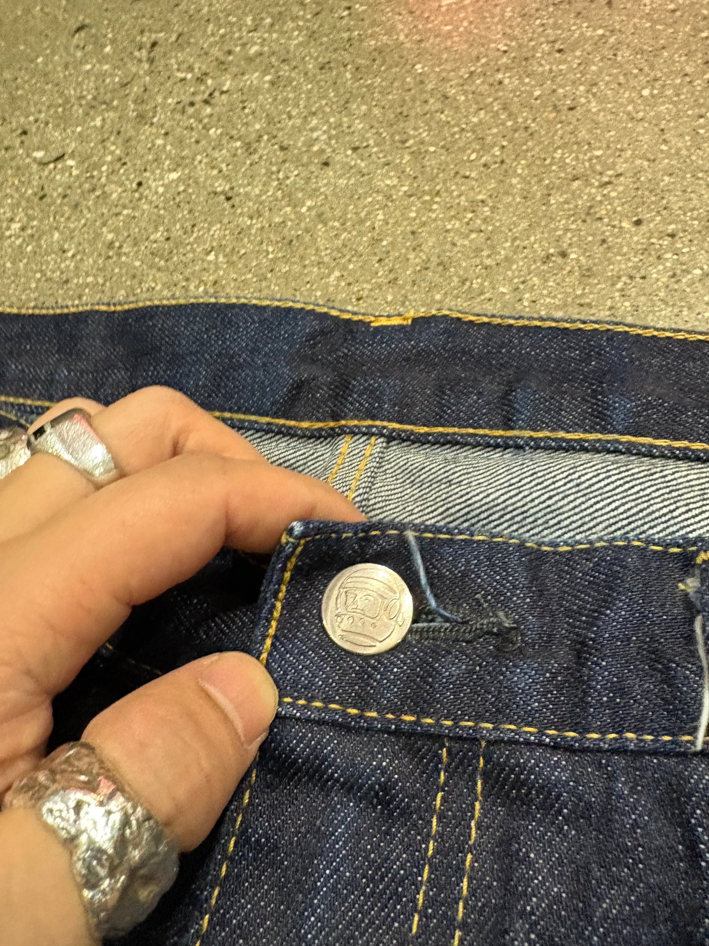 34” Icecream BBC Running Fox Raw Selvedge Jeans