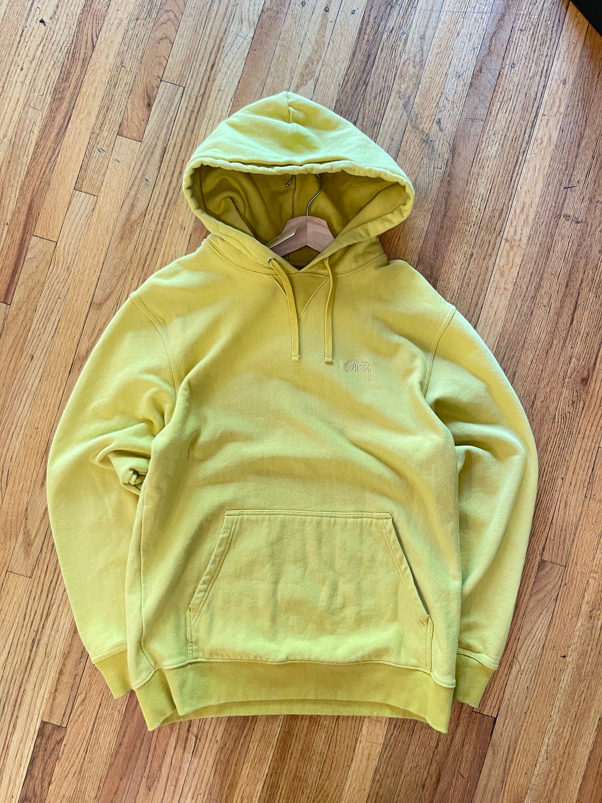 Yellow Tonal Stussy Hoodie