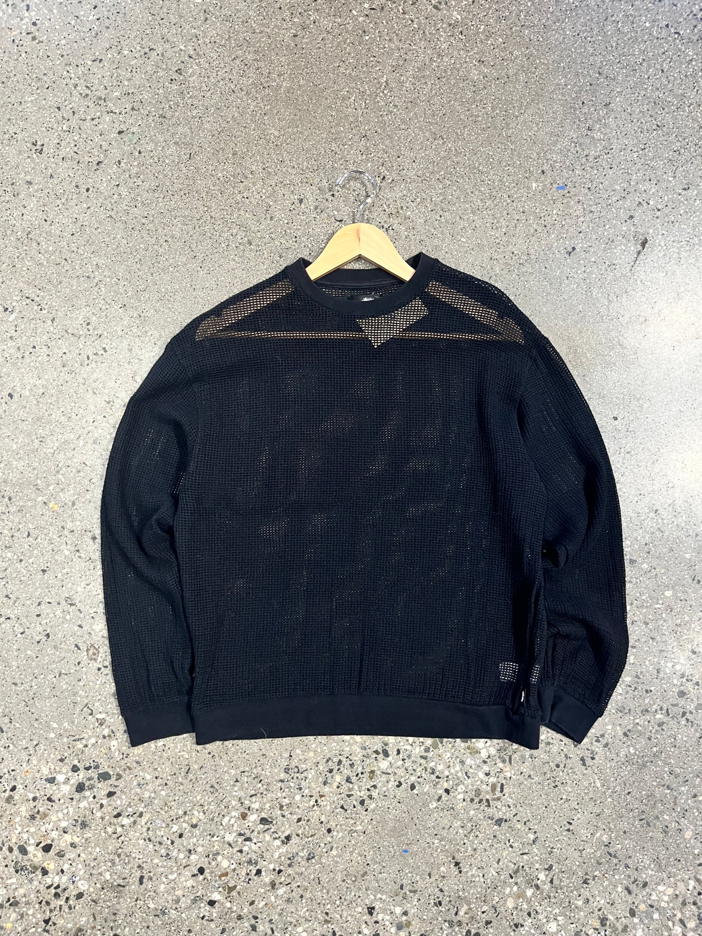 (M) Stussy Black Knitted Top