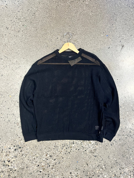 (M) Stussy Black Knitted Top
