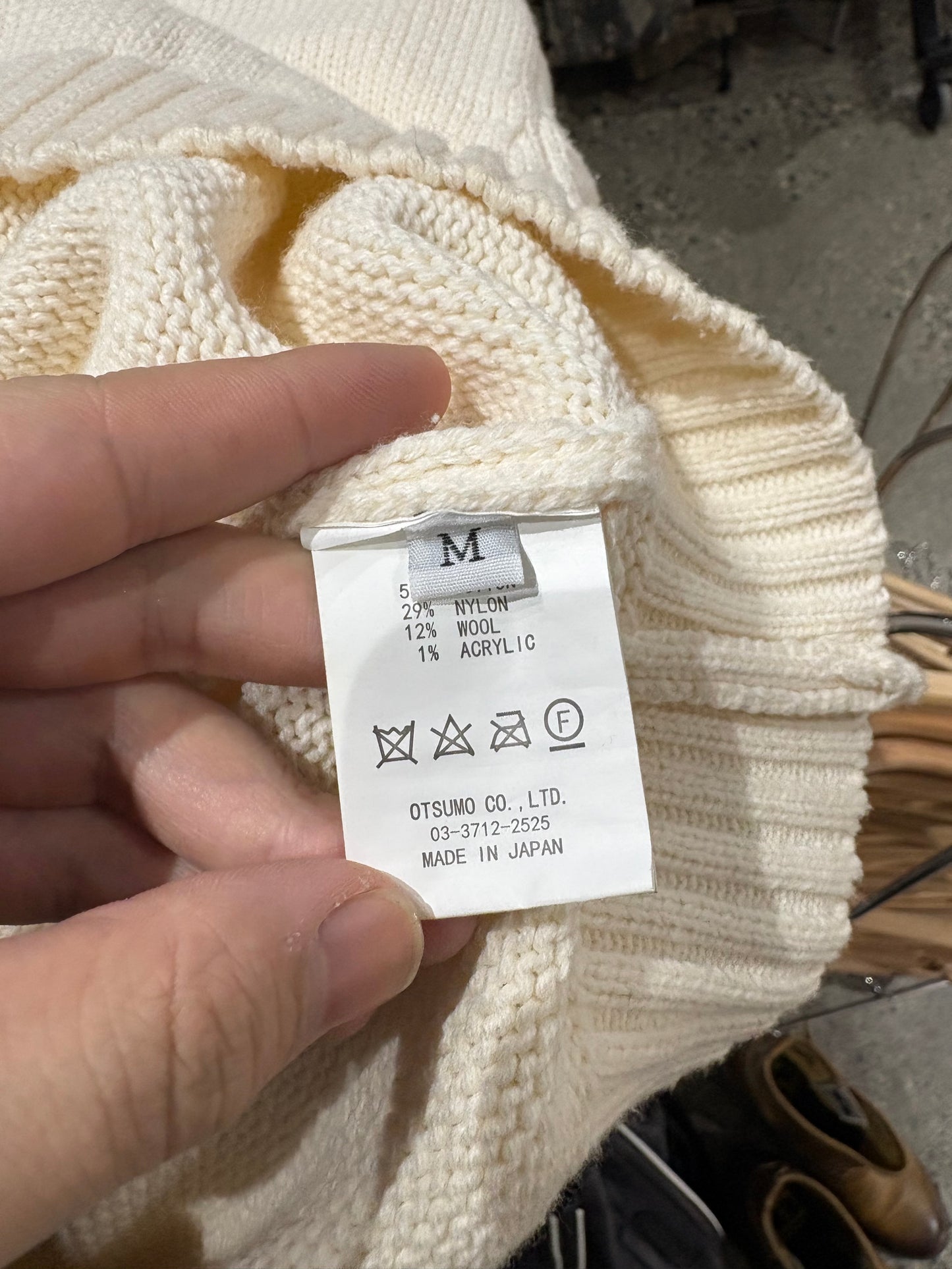 (M/L) Human Made Raglan Knit Sweater