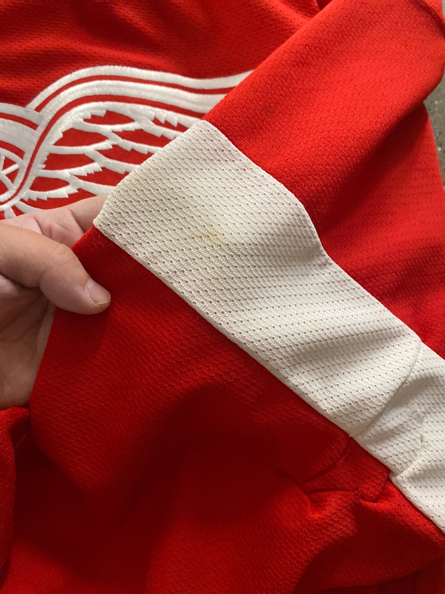 (s/m) CCM redwings jersey