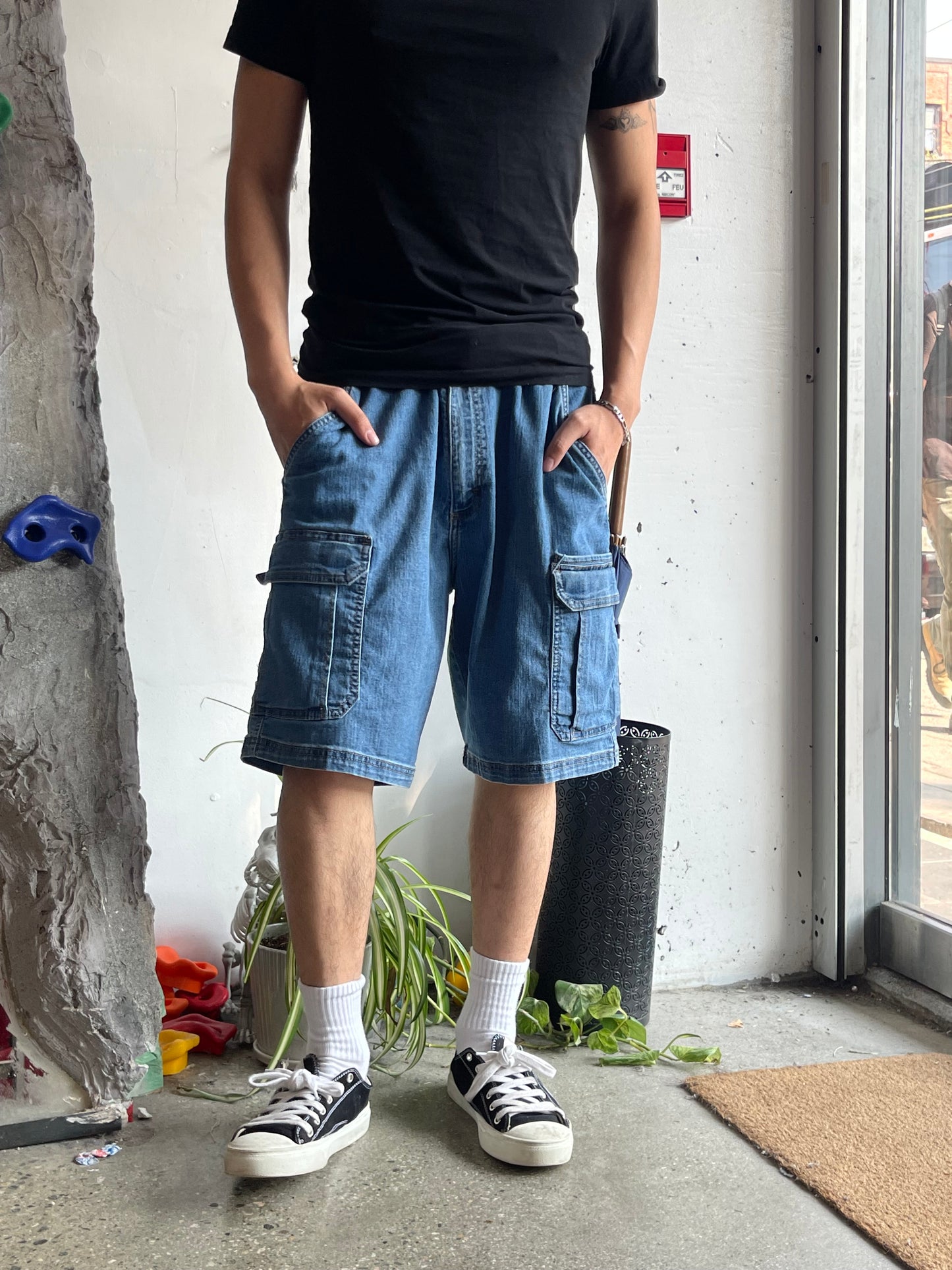 36” wrangler cargo jorts