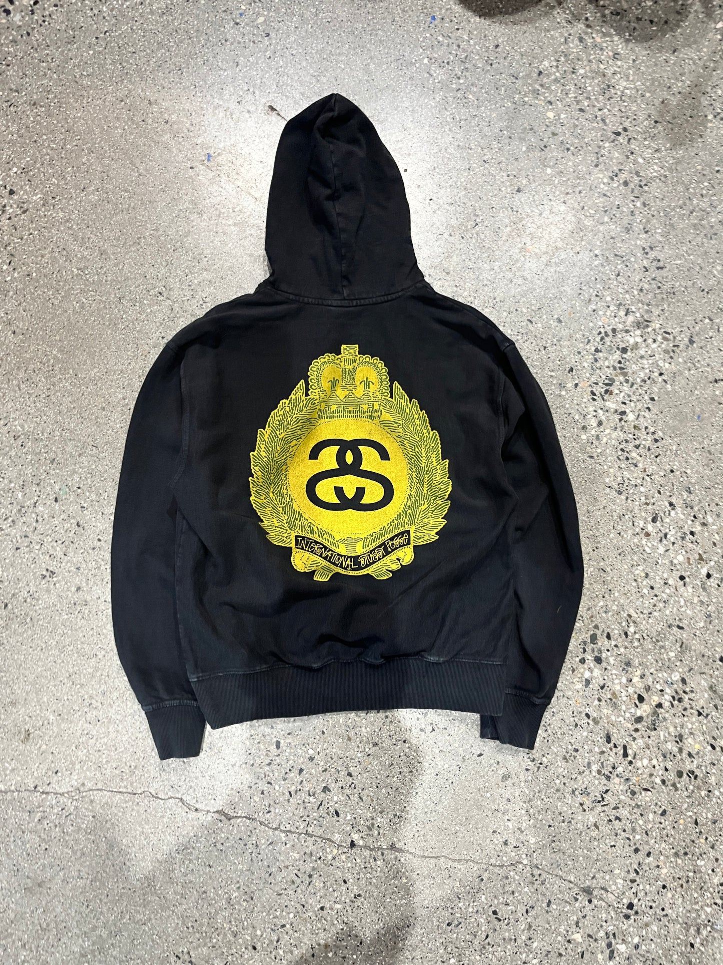 (L) Black Stussy International Posse Hoodie