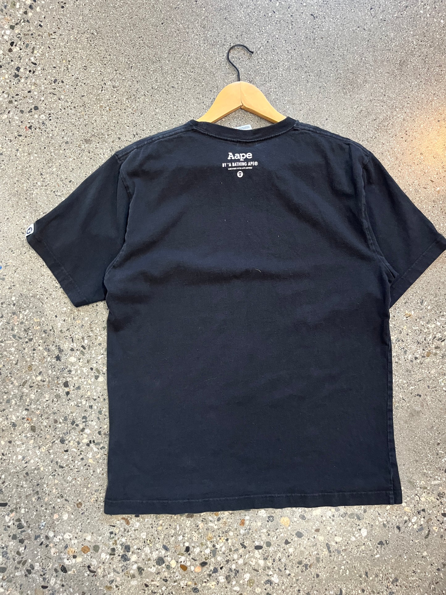 (L) AAPE Black Tee
