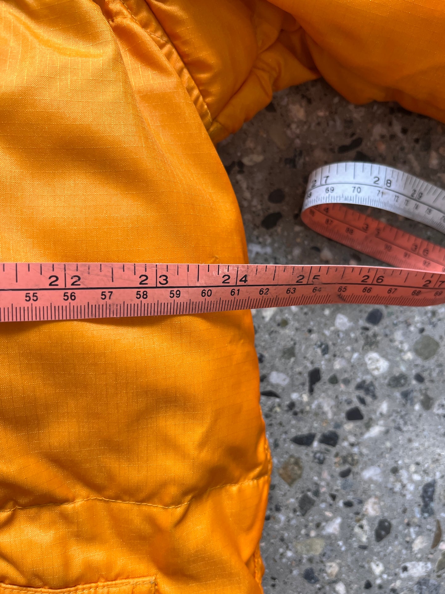(L) Yellow Polo Jeans Puffer