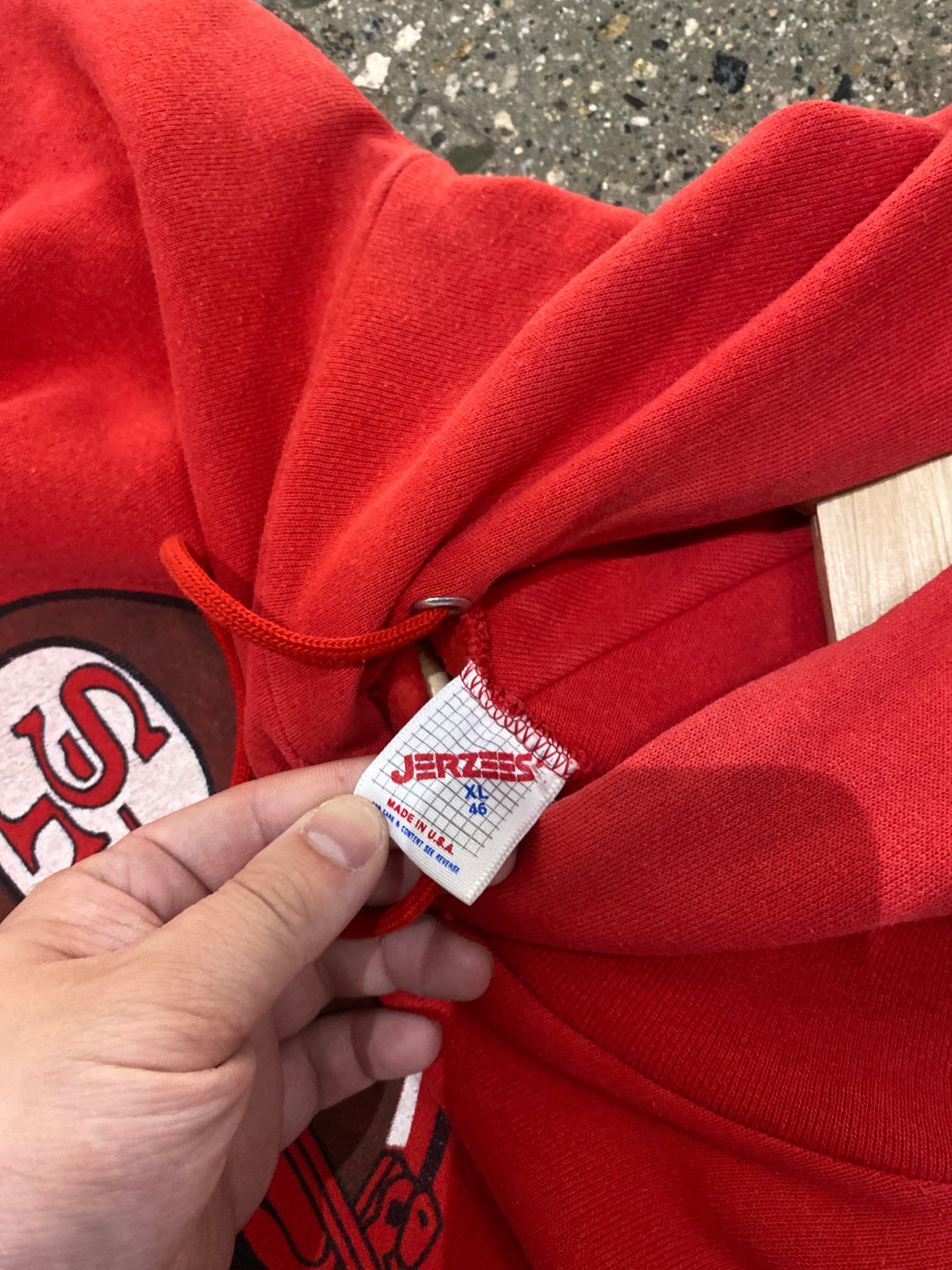 (L) 90s SF 49ers Pullover Hoodie