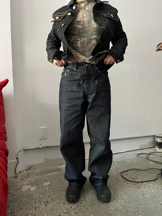 (28”) BNWT Stussy Raw Denim