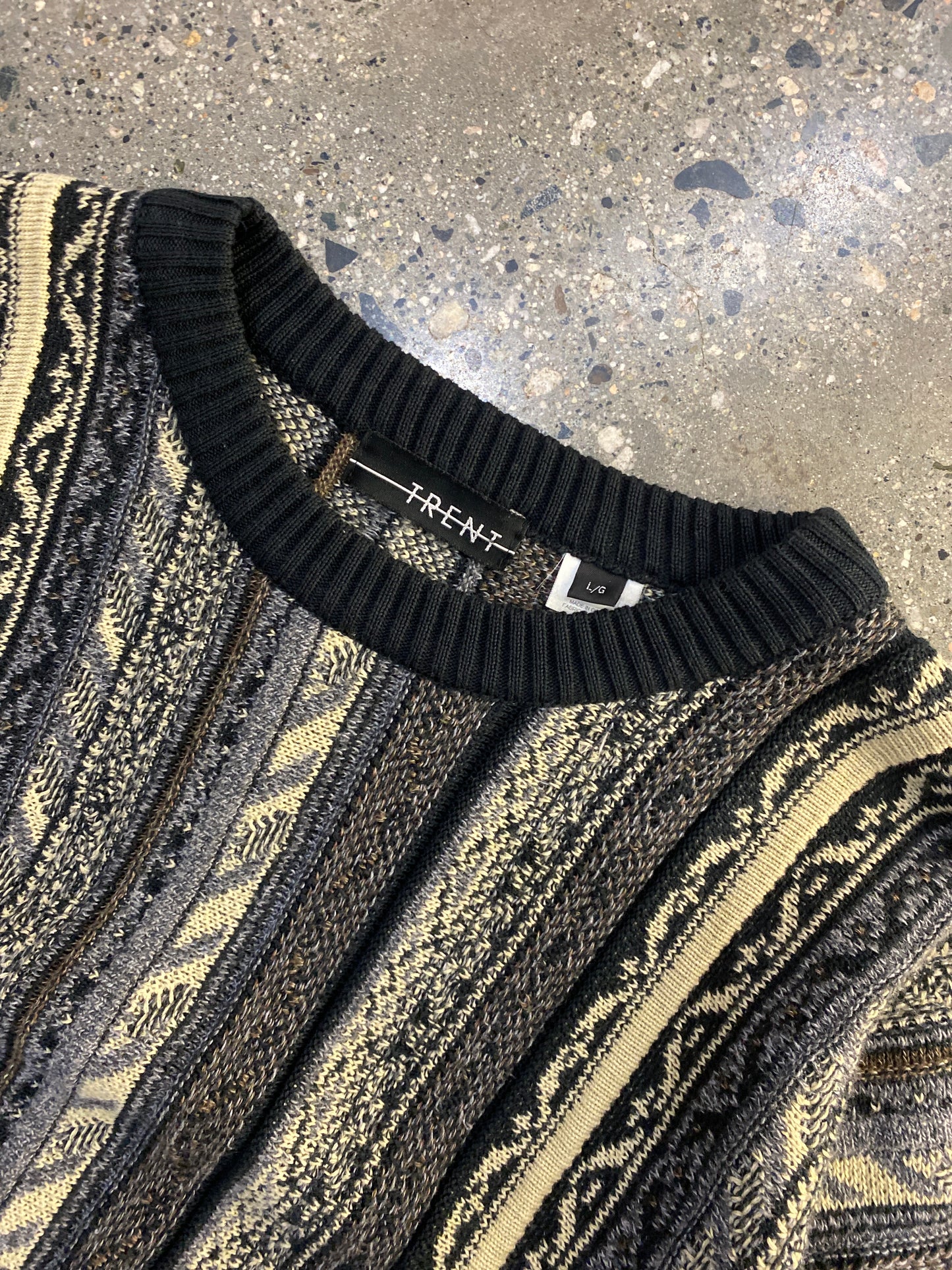 (L) Trent 3D Coogi Style Knit
