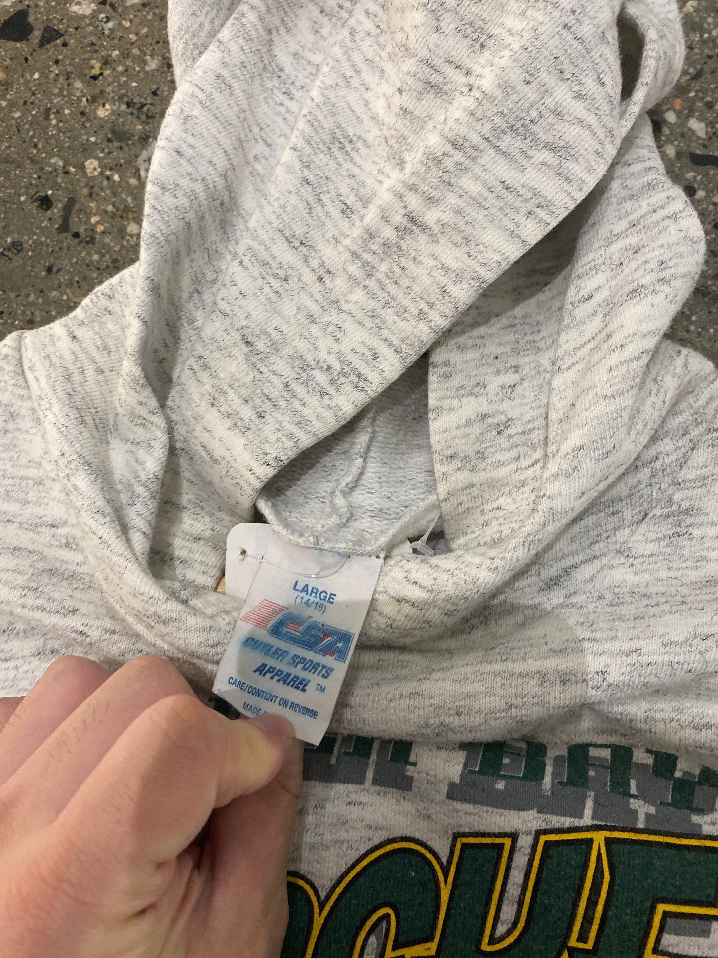 (XXS) 95's CSA Green Bay Packers Graphic Hoodie
