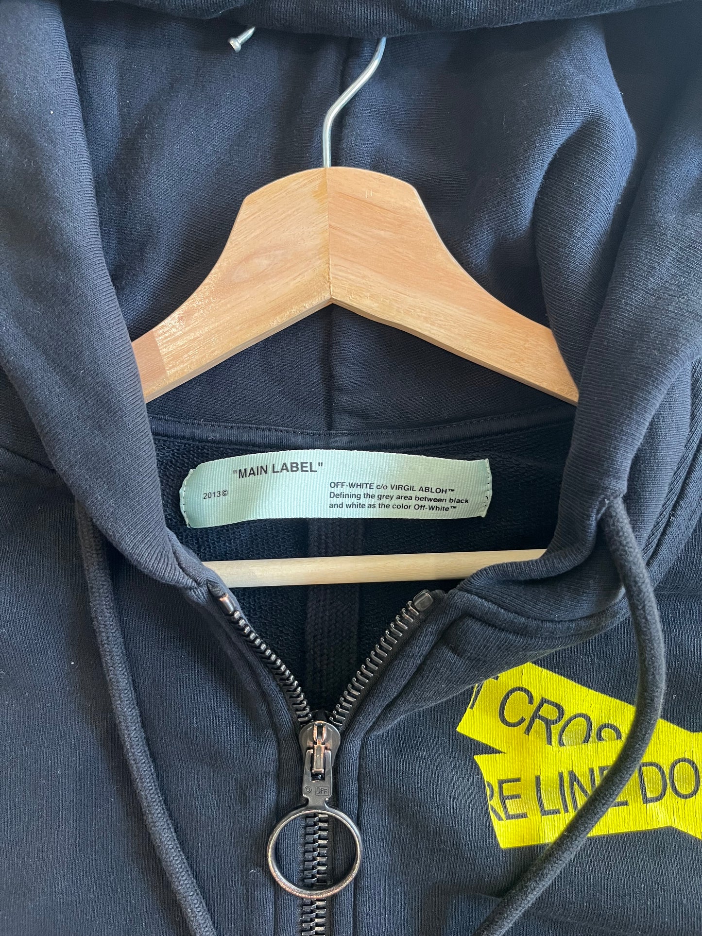 Off-White Caution Tape Hoodie